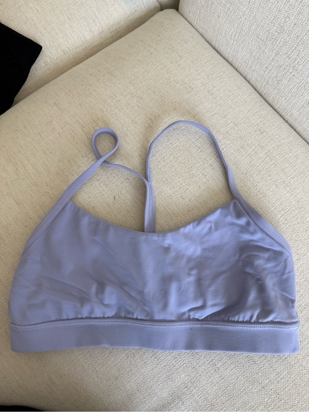 lululemon athletica Light Lavender Strappy Sports Bra